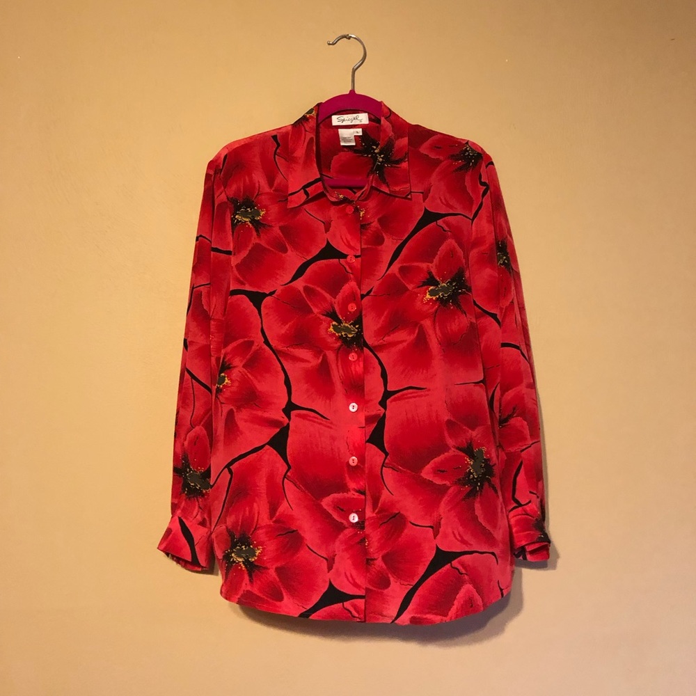 Spiegel 💯% Silk Blouse